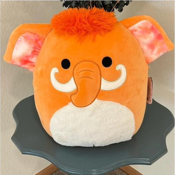 Squishmallows Wilbie, FIRST TO MARKET, Orange Woolley Mammoth, 16" NWT - Picture 10 of 10